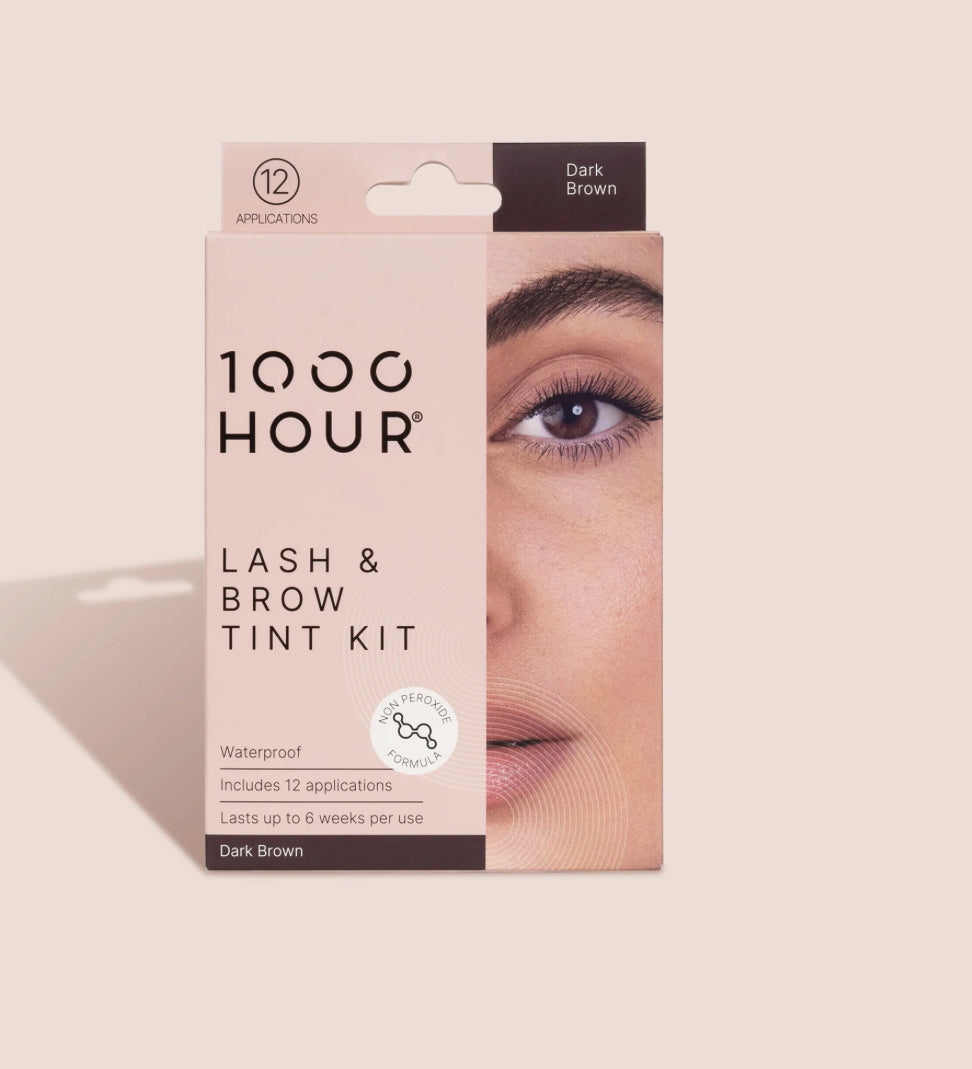 1000 HOUR Lash & Brow Tint Kit DARK BROWN