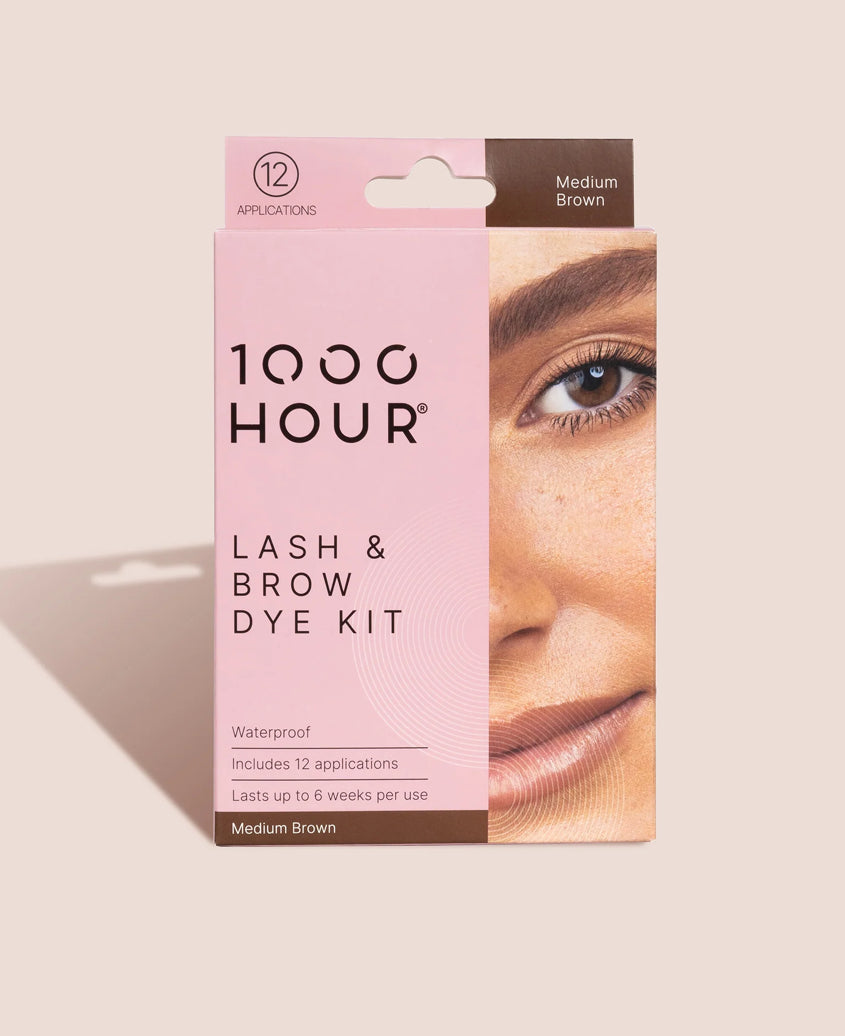 1000 HOUR Lash & Brow Dye Kit MEDIUM BROWN