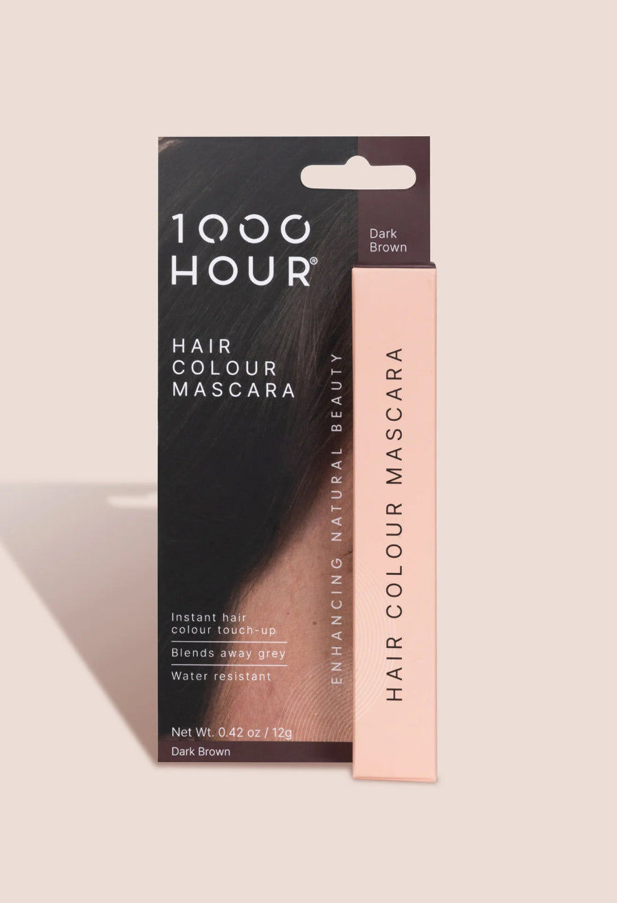 1000 Hour Hair Colour Mascara DARK BROWN 12g