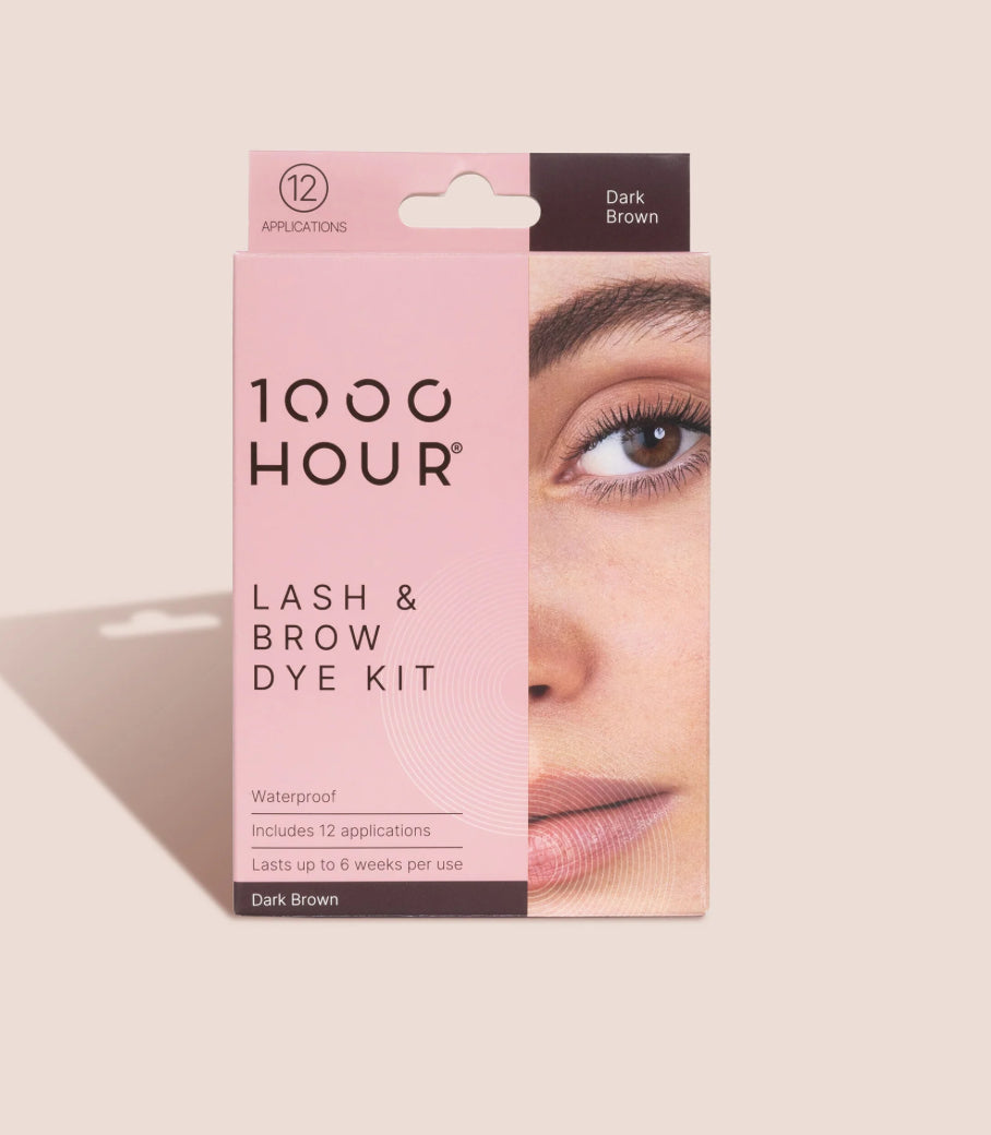 1000 HOUR Lash & Brow Dye Kit DARK BROWN