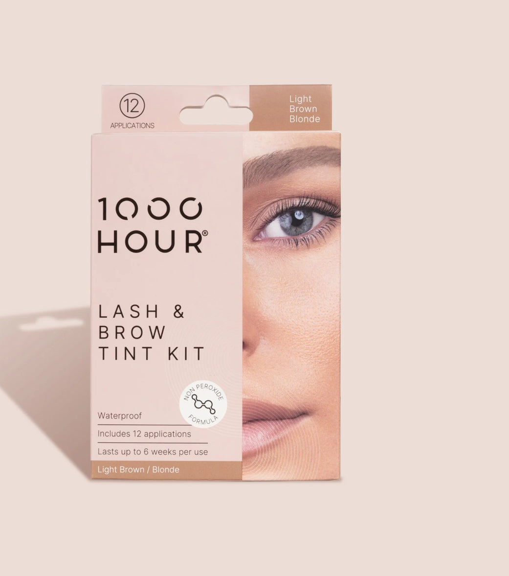 1000 HOUR Lash & Brow Tint Kit LIGHT BROWN / BLONDE