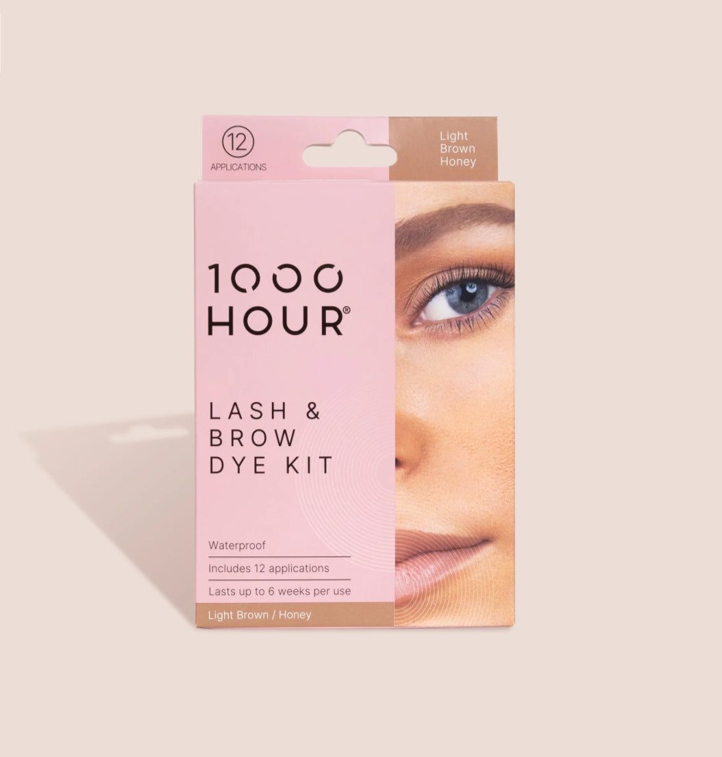 1000 HOUR Lash & Brow Dye Kit LIGHT BROWN / HONEY