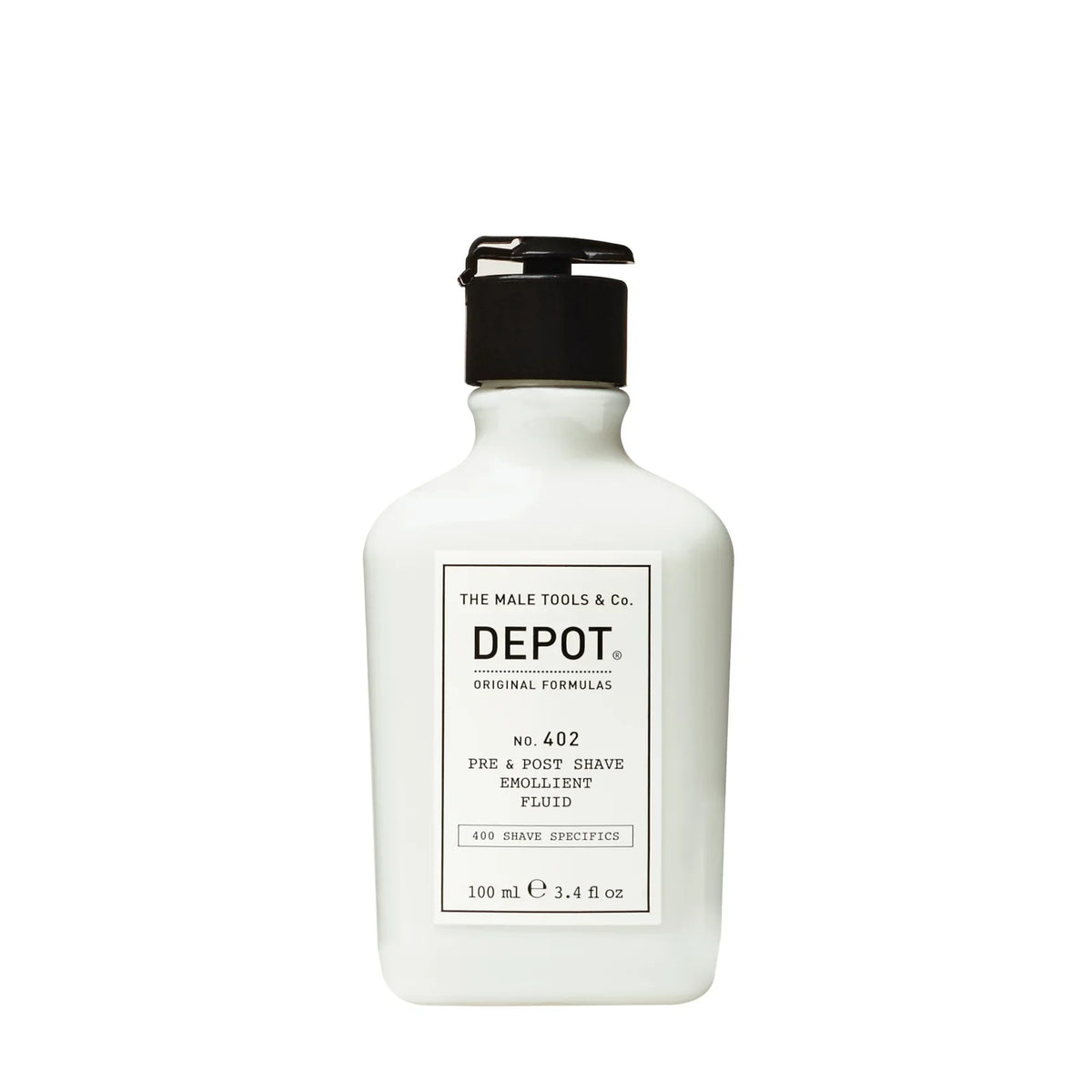 DEPOT NO. 402 PRE & POST SHAVE EMOLLIENT FLUID 100ML