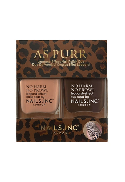 NAILS.INC LONDON As Purr Leopard Nail Polish Duo 2x14ml