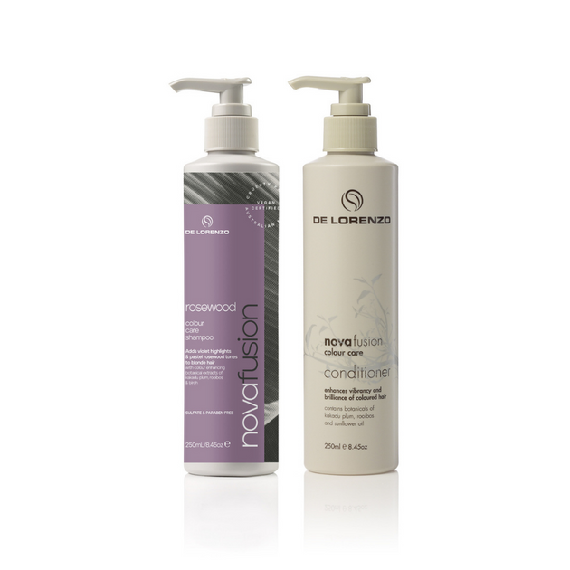 De Lorenzo Rosewood Shampoo Conditioner 250ml Duo | AtsiHairSupplies