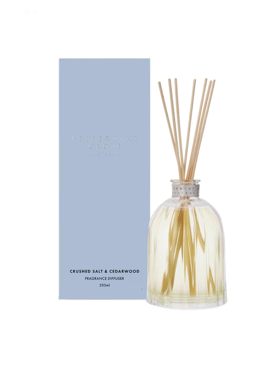 Peppermint Grove Crushed Salt & Cedarwood Fragrance Diffuser 350ml