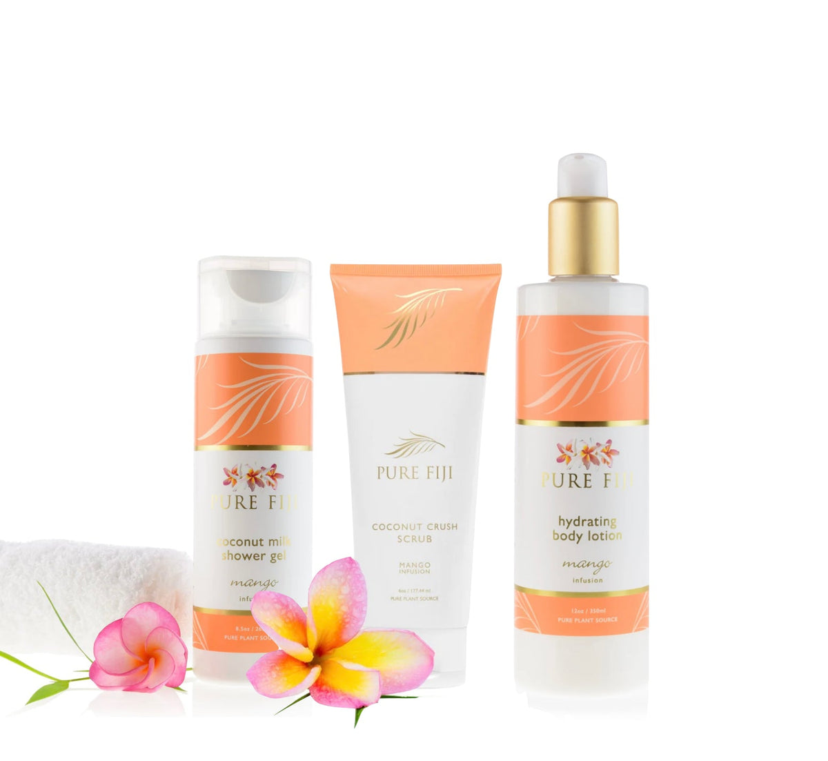 PURE FIJI TRIO - SHOWER GEL / CRUSH SCRUB / BODY LOTION