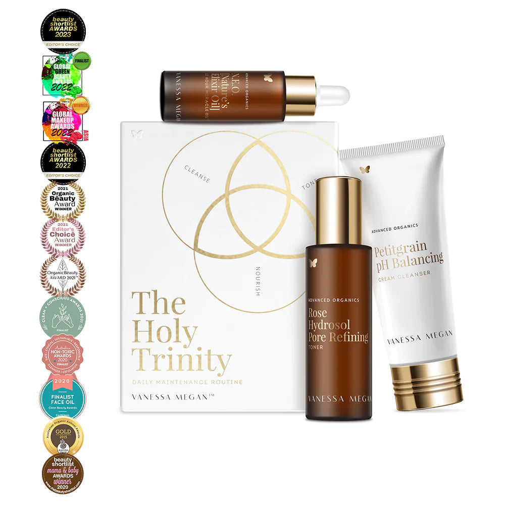 VANESSA MEGAN THE HOLY TRINITY DAILY SKIN CARE ROUTINE (FULL)