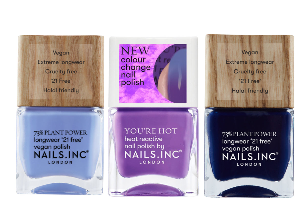 NAILS.INC LONDON Blue Trio 3x14ml