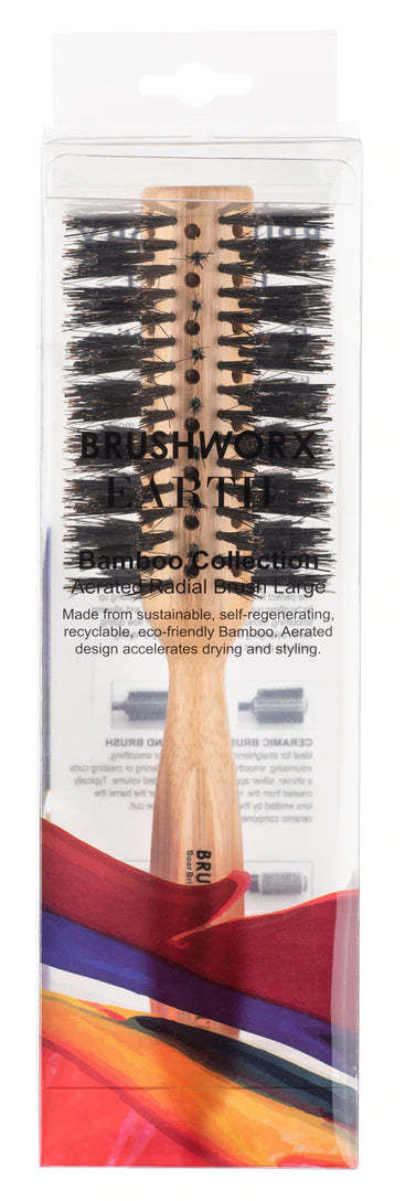 Brushworx Earth Bamboo Collection - Large - AtsiHairSupplies