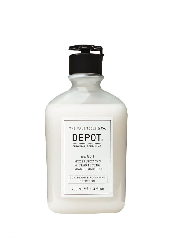 DEPOT NO. 501 MOISTURIZING&CLARIFYING BEARD SHAMPOO 250ml