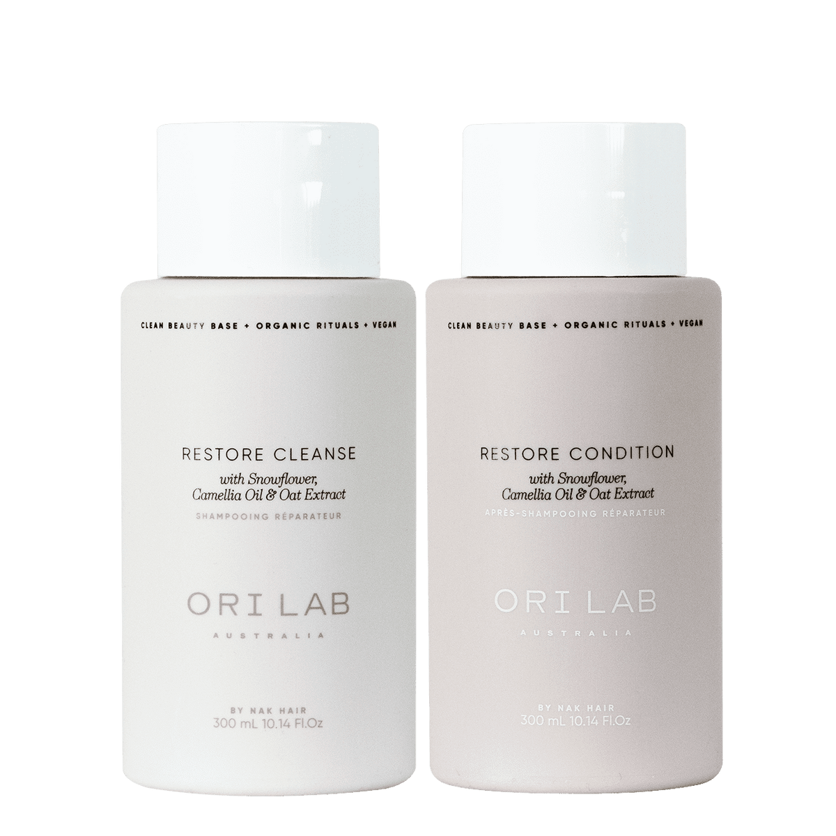 ORI LAB Restore Cleanse & Condition (2x300ml) - AtsiHairSupplies